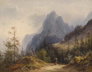 Tyskt landskap 1800-tal